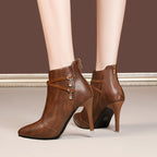 Damen Elegante Ankle Boots mit strukturiertem Obermaterial und modischen Akzenten R&B