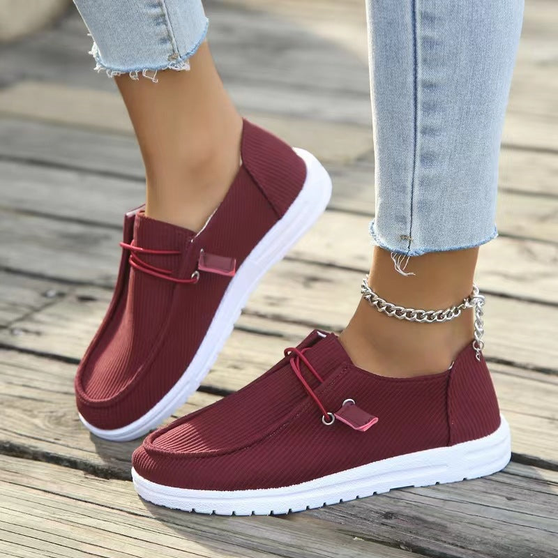 Damen leichte Slip-On Freizeitschuhe R&B
