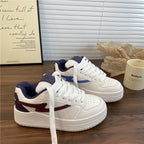Damen modische Plateau Sneakers mit einzigartigem Schnitt R&B