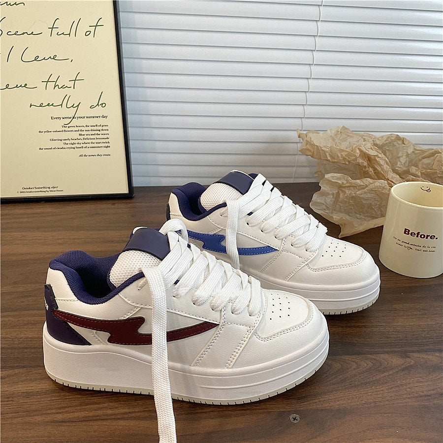 Damen modische Plateau Sneakers mit einzigartigem Schnitt R&B