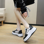 Damen Platform-Sneaker mit atmungsaktiver Mesh-Oberfläche und modischer Sohle R&B
