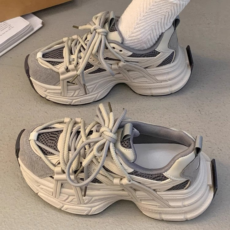 Damen Sportliche Sneaker mit atmungsaktivem Material und dämpfender Sohle R&B