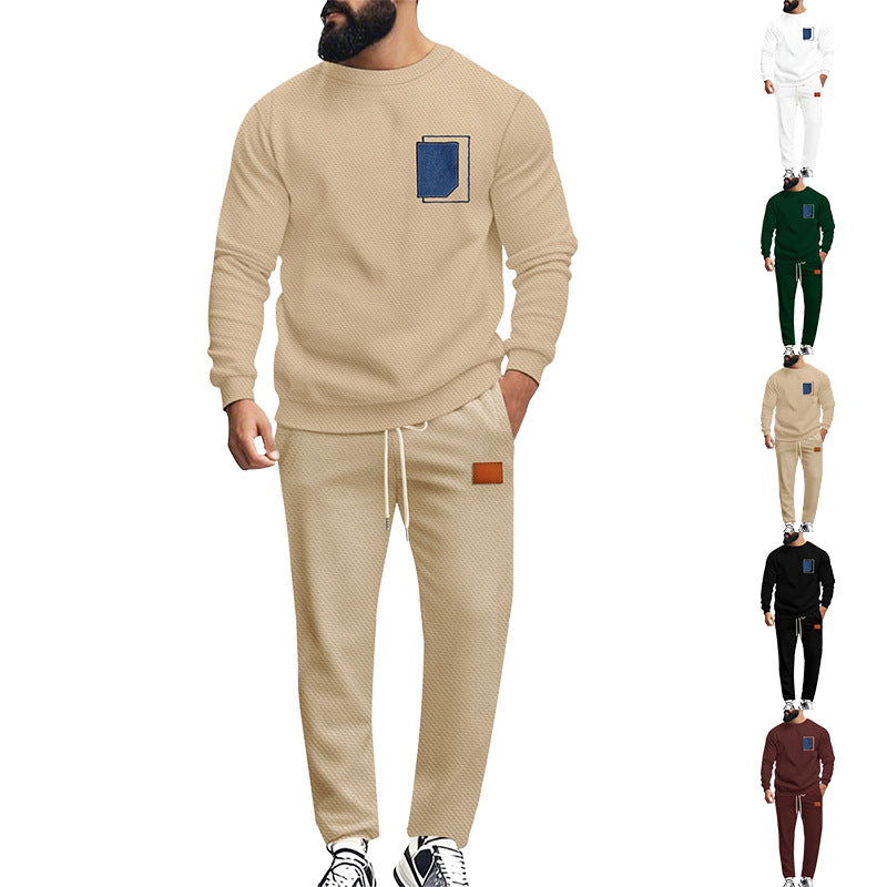 Herren Bequemer Freizeitanzug mit modischem Design und praktischen Taschen R&B