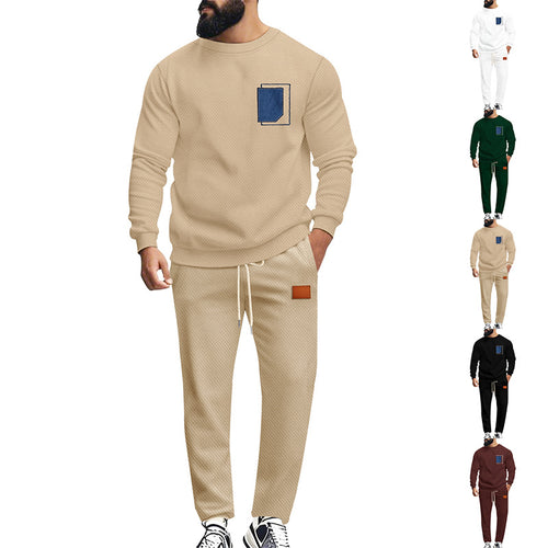 Herren Bequemer Freizeitanzug mit modischem Design und praktischen Taschen R&B