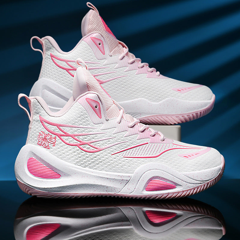 Damen Sportliche High-Top Sneakers mit atmungsaktiver Mesh-Oberfläche und dämpfendem Fußbett R&B