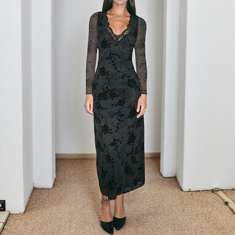 Damen elegantes und figurbetontes Abendkleid R&B