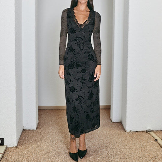 Damen elegantes und figurbetontes Abendkleid R&B