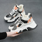 Damen modische High-Top Sneakers mit weichem Innenfutter und rutschfester Sohle R&B