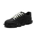 Damen modische Sneakers mit hoher Plattform und atmungsaktiver Oberflächenstruktur R&B