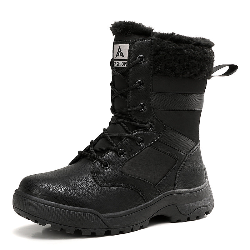 Damen warme Winterstiefel mit isolierender Polsterung und rutschfester Sohle R&B