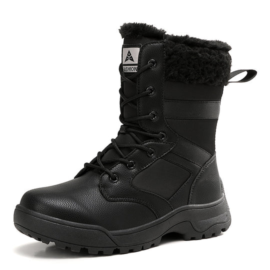 Damen warme Winterstiefel mit isolierender Polsterung und rutschfester Sohle R&B