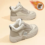 Damen Modische Sneakers mit wärmendem Innenfutter und rutschfester Sohle R&B