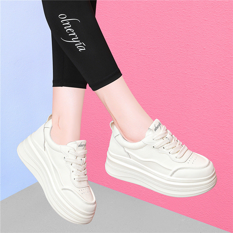 Damen Modische Plateau-Sneaker mit ergonomischer Sohle und trendigem Design R&B