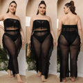 Damen eleganter Strand-Bikini-Set mit fransigen Akzenten R&B