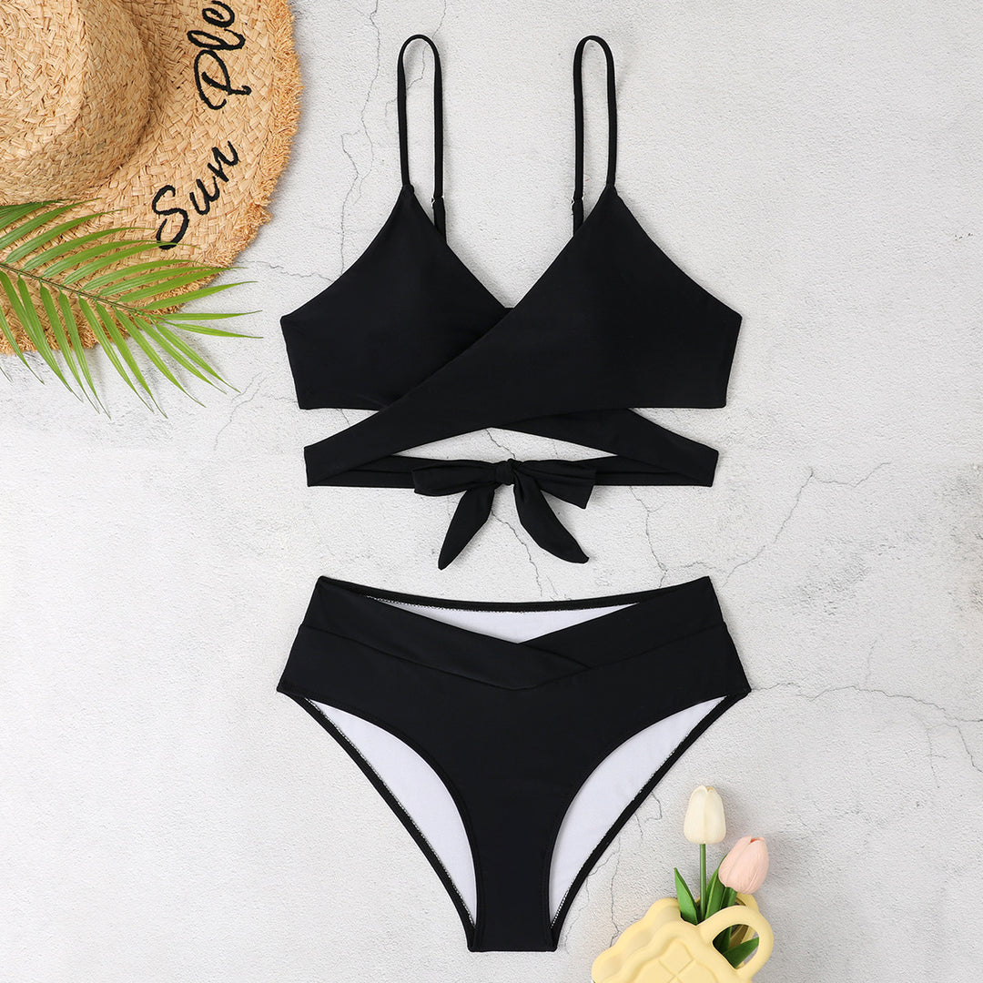 Damen Triangel-Bikini mit modischen Akzenten R&B