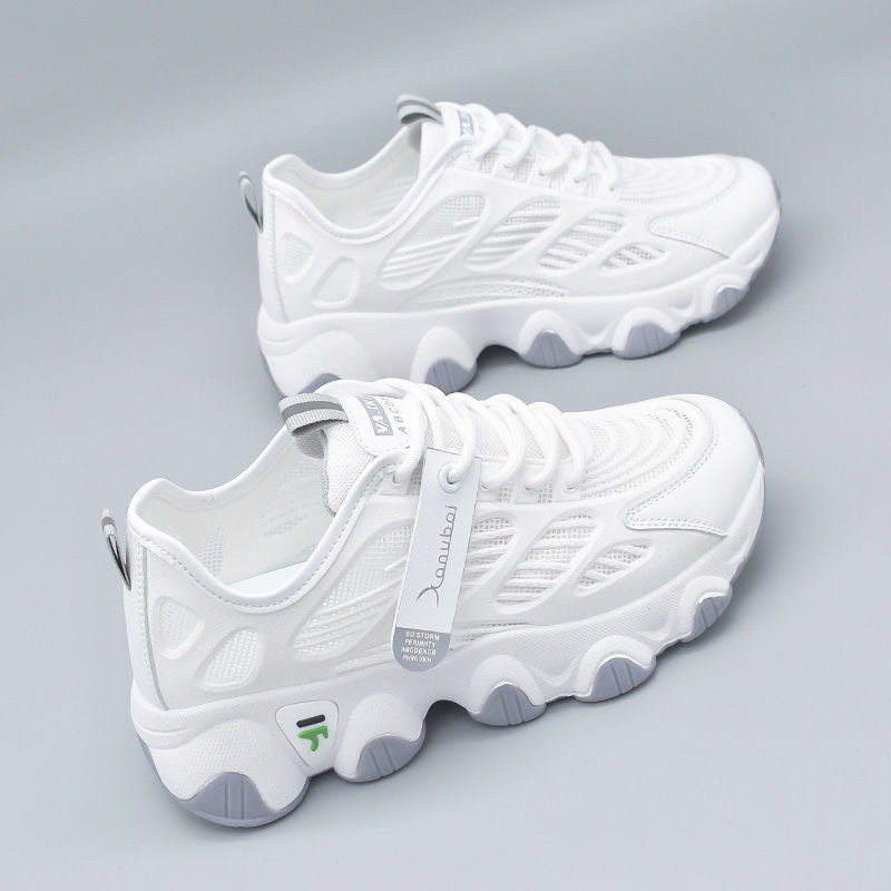 Damen Sportliche Lauf-Sneaker mit atmungsaktivem Mesh-Obermaterial und stoßdämpfender Sohle R&B