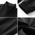 Herren Freizeitjacke mit praktischen Taschen und hohem Kragen R&B