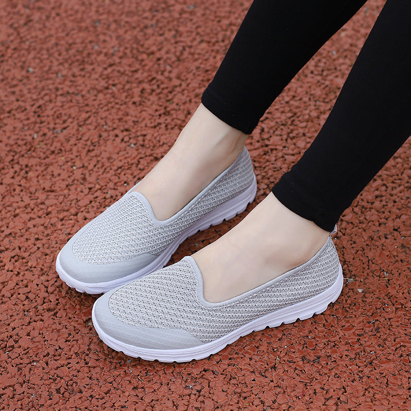 Damen Bequeme Slip-On Laufschuhe mit atmungsaktivem Obermaterial