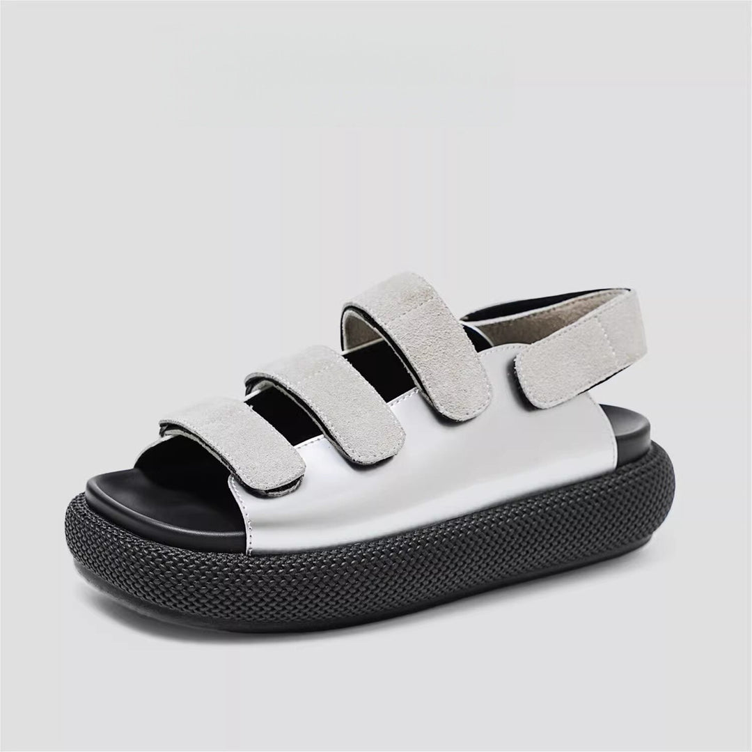 Damen Komfortable Sandalen mit verstellbaren Klettverschlüssen und luftiger Sohle R&B