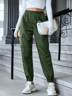 Damen Cargo-Hose mit elastischem Bund und praktischen Seitentaschen R&B