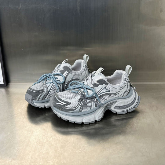 Damen Lauf- und Fitness-Sneakers mit atmungsaktivem Mesh und dämpfendem Fußbett R&B