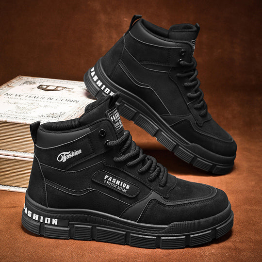 Damen Modische High-Top Sneakers mit dämpfendem Sohlenprofil und strapazierfähigem Obermaterial R&B