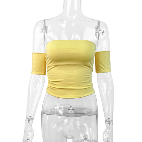 Damen Off-Shoulder Body mit figurbetonendem Schnitt R&B