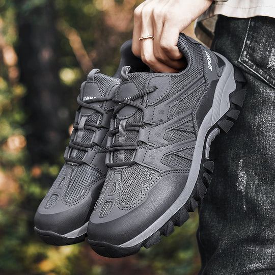 Herren nan robuster Trailtrekkingschuh mit wasserabweisender Membran, verstärkter Zehenkappe und griffiger Geländelaufsohle R&B