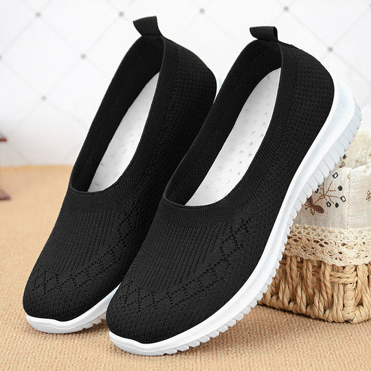 Damen Bequeme Slip-On Schuhe mit flexibler Sohle und atmungsaktivem Obermaterial R&B