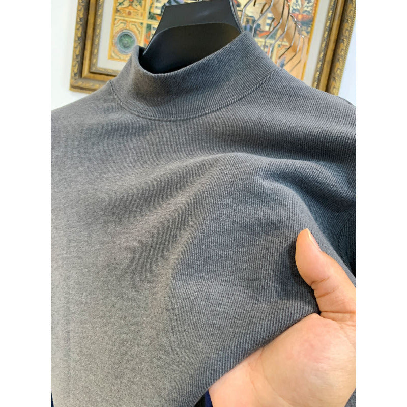 Damen Stehkragen Pullover aus weicher Baumwollmischung R&B