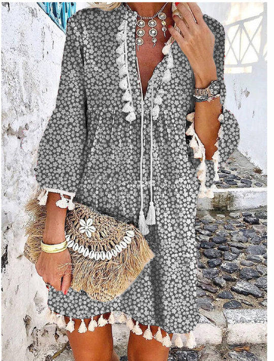 Damen Sommerkleid mit Stickerei R&B