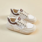 Damen Atmungsaktive Sneakers mit elastischer Schnürung und stabiler Sohle R&B
