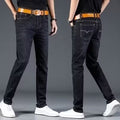 Herren Slim Fit Jeans mit elastischem Bund und modernen Akzenten
