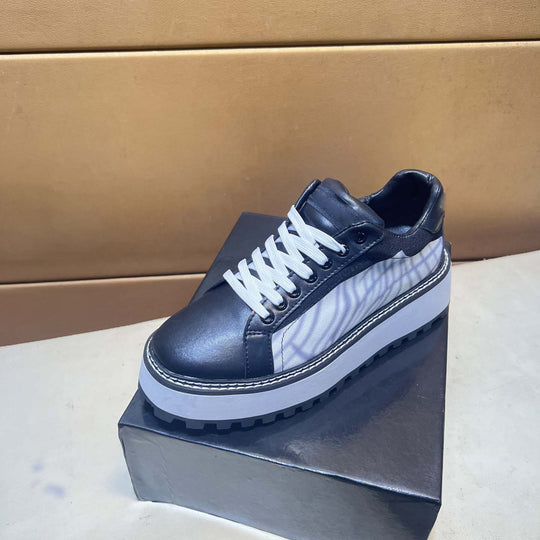 Damen Sneaker mit eleganter Tweed-Oberfläche und verstärkter Sohle R&B