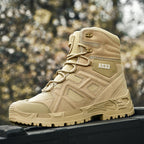 Herren Tactical-Boots mit strapazierfähigem Obermaterial und hohem Knöchelschutz R&B