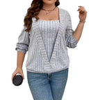 Damen vielseitige Strickjacke mit eleganter Rippenstruktur R&B