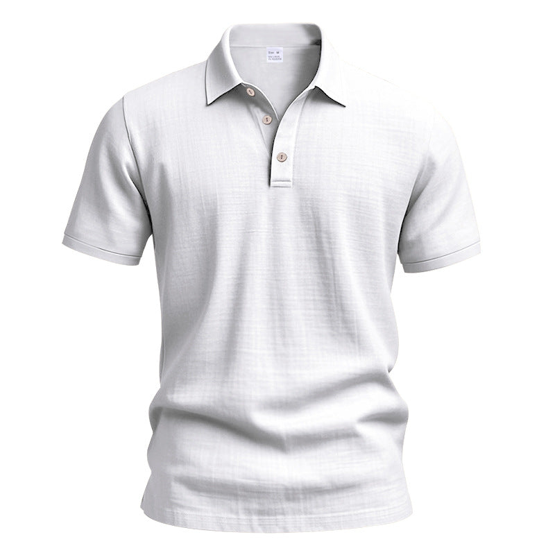 Herren Polo-Hemd mit strukturiertem Design und hochwertiger Baumwolle R&B