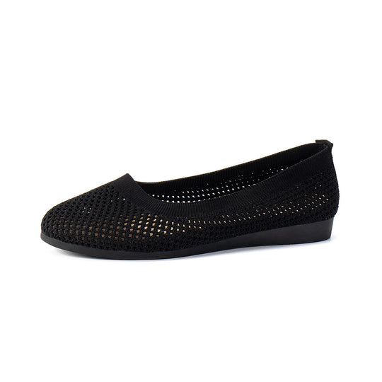 Damen bequeme Slipper aus atmungsaktivem Netzmaterial mit rutschfester Sohle R&B