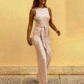 Damen Glitzerndes Abendkleid mit elegantem Taillengürtel R&B