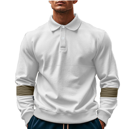 Herren lässiges Poloshirt mit atmungsaktivem Stoff und praktischen Details R&B
