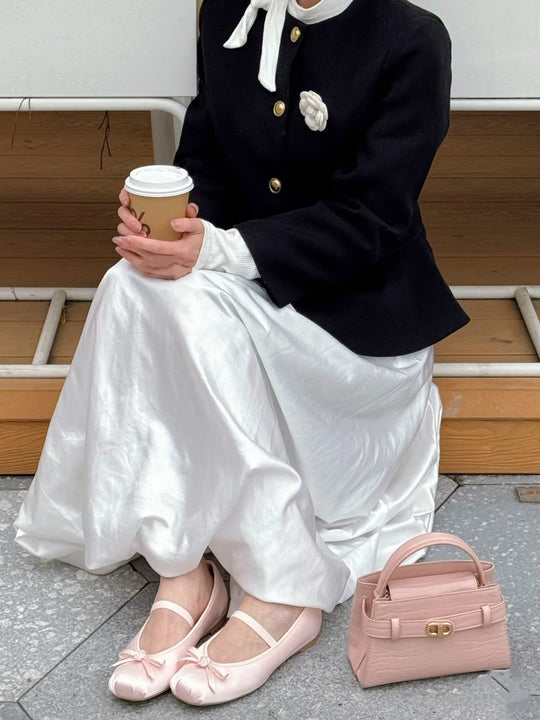 Damen Ballerinas mit dekorativem Schleifen-Design R&B