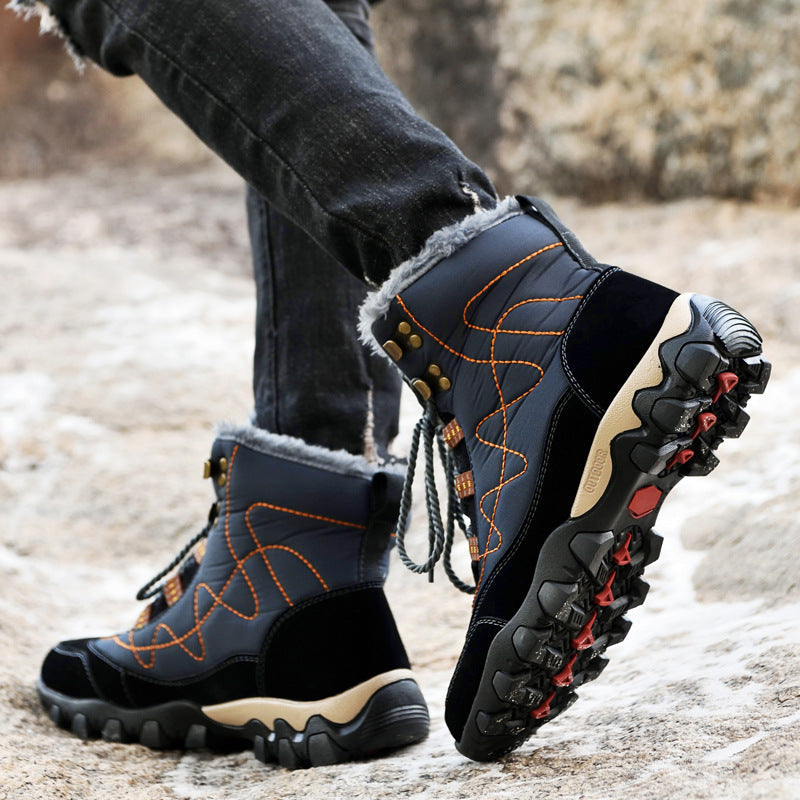 Damen robuste Wanderstiefel mit isolierender Innenfutter R&B