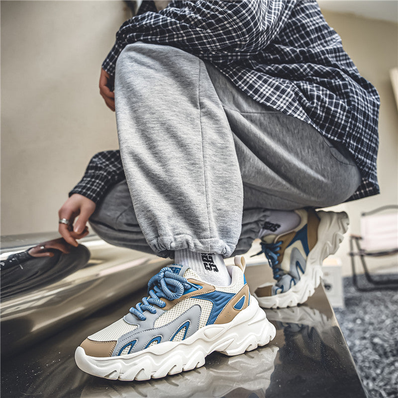 Damen Modische Sneakers mit stoßdämpfendem Design und atmungsaktiver Mesh-Oberfläche
