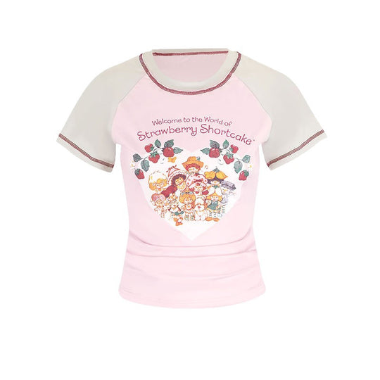Damen T-Shirt mit niedlichem Grafikdesign und komfortablem Schnitt R&B