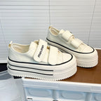 Damen Chunky Sneakers mit Klettverschluss und modischer Plateausohle R&B