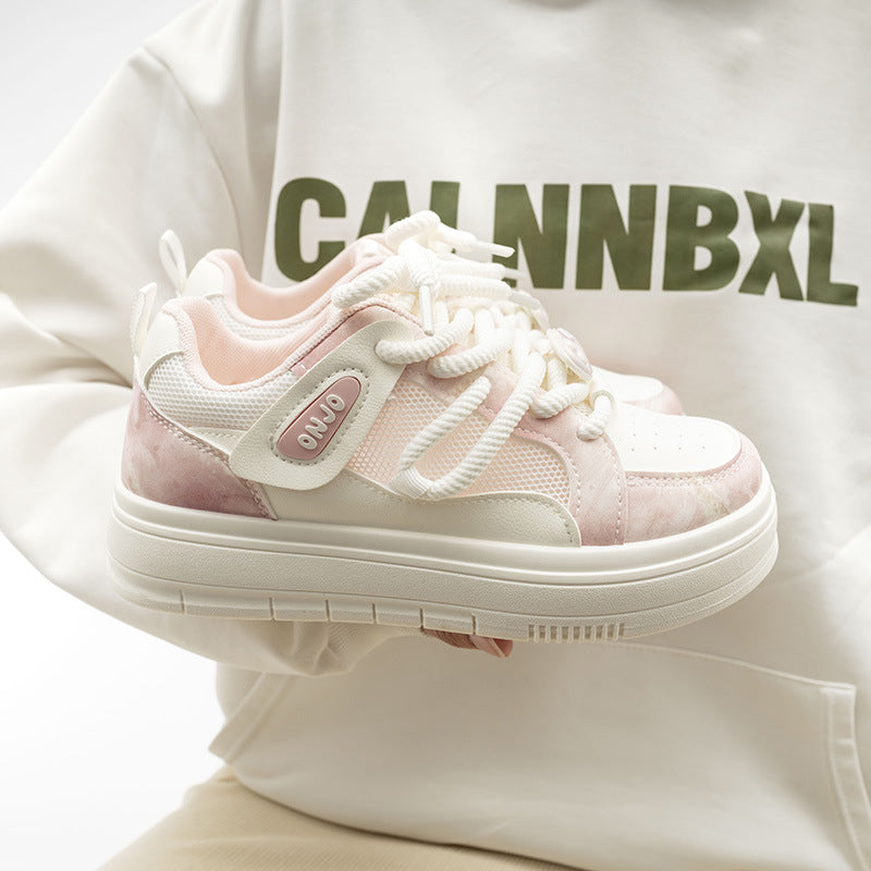 Damen Komfortable Freizeitsneaker mit atmungsaktiver Oberflächenstruktur und stützender Sohle R&B