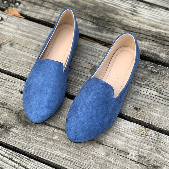Damen Bequeme Mokassins aus sanftem Wildleder R&B