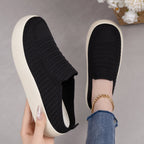 Damen Flexible Slip-On Sneakers mit leichtem Netzdesign