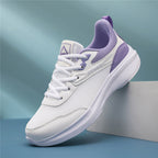Damen Leichte Fitness-Sneaker mit atmungsaktiver Mesh-Oberfläche und bequemer Dämpfung R&B