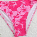 Damen Triangel-Bikini mit verspielten Floral-Details R&B